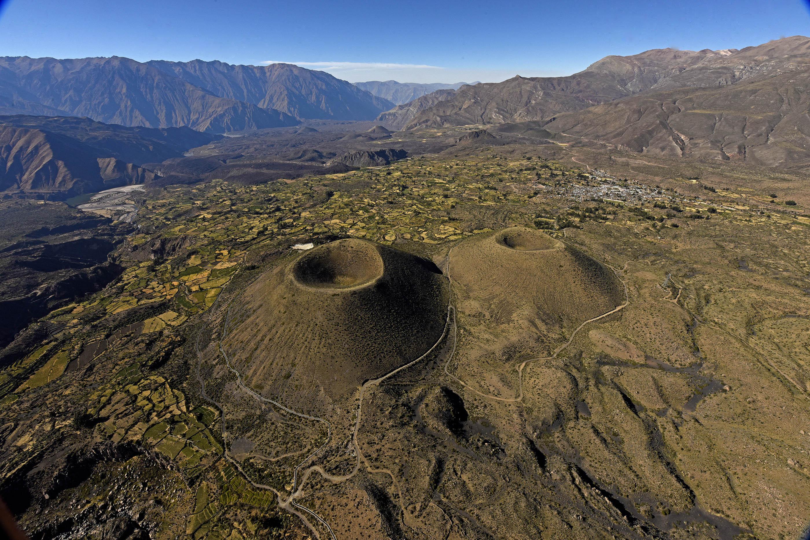 THE OVERWHELMING FORCE OF THE EARTH: The Valley of the Volcanoes - Cover Image